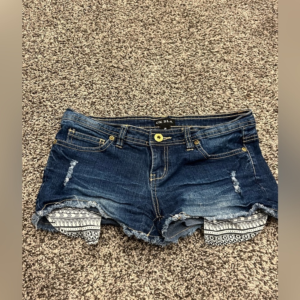 UK2LA Jean shorts size 26